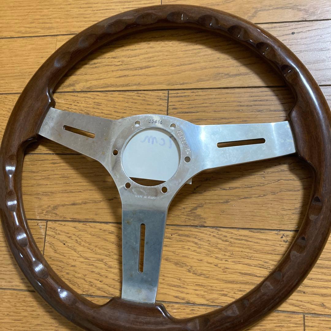 木製ステアリングホイール 35cm 37cm