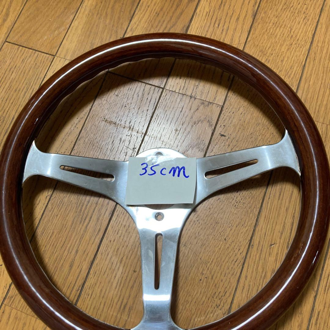 木製ステアリングホイール 35cm 37cm