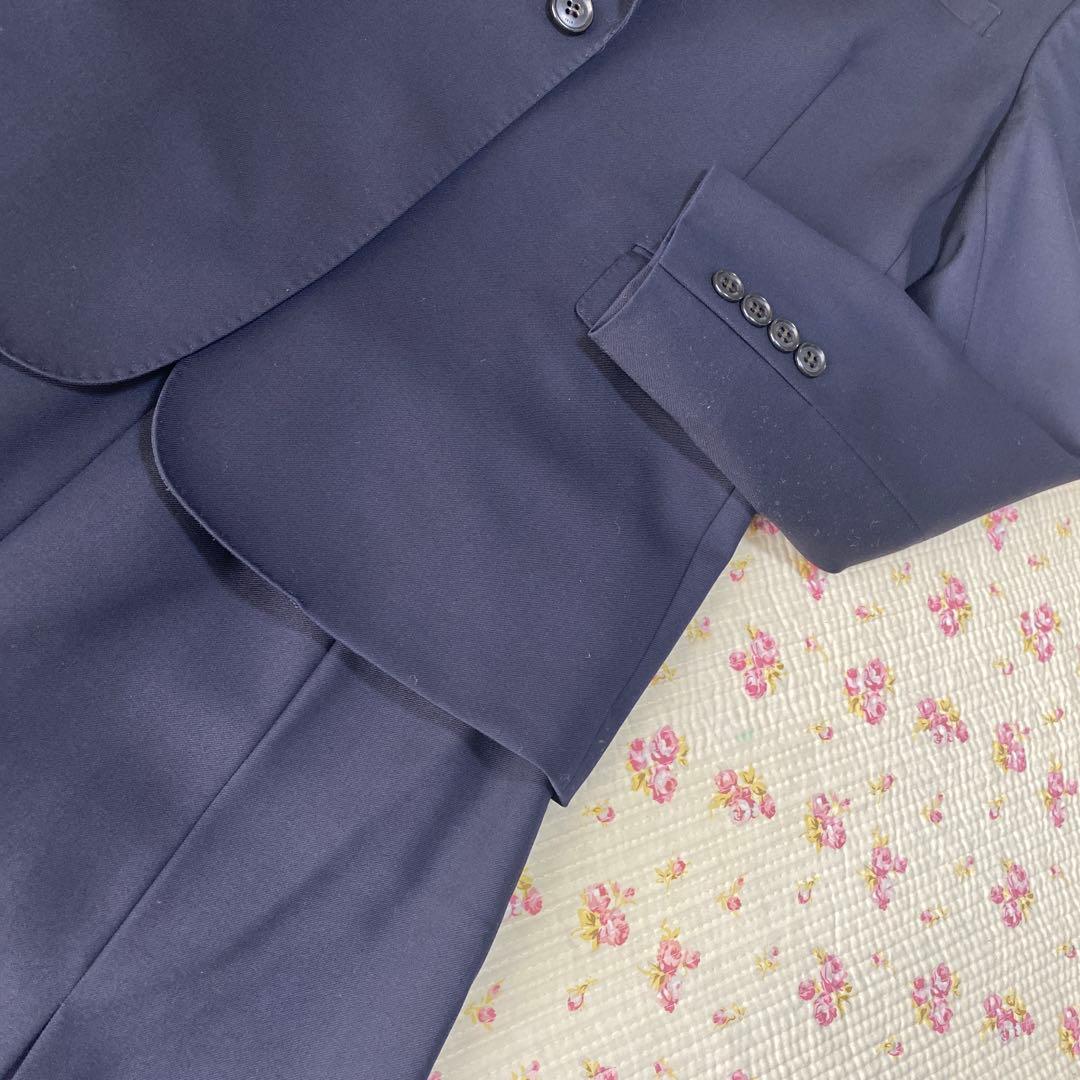 ブルックスブラザーズ ビジネススーツ 7 W62 濃紺 ストレッチ DMW