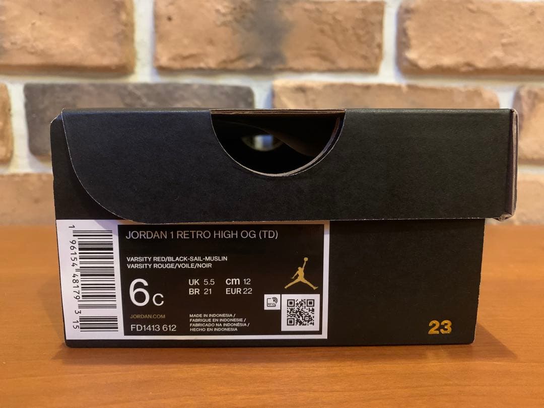 スニーカー NIKE AIRJORDAN1 HIGH OG TD Lost & Found