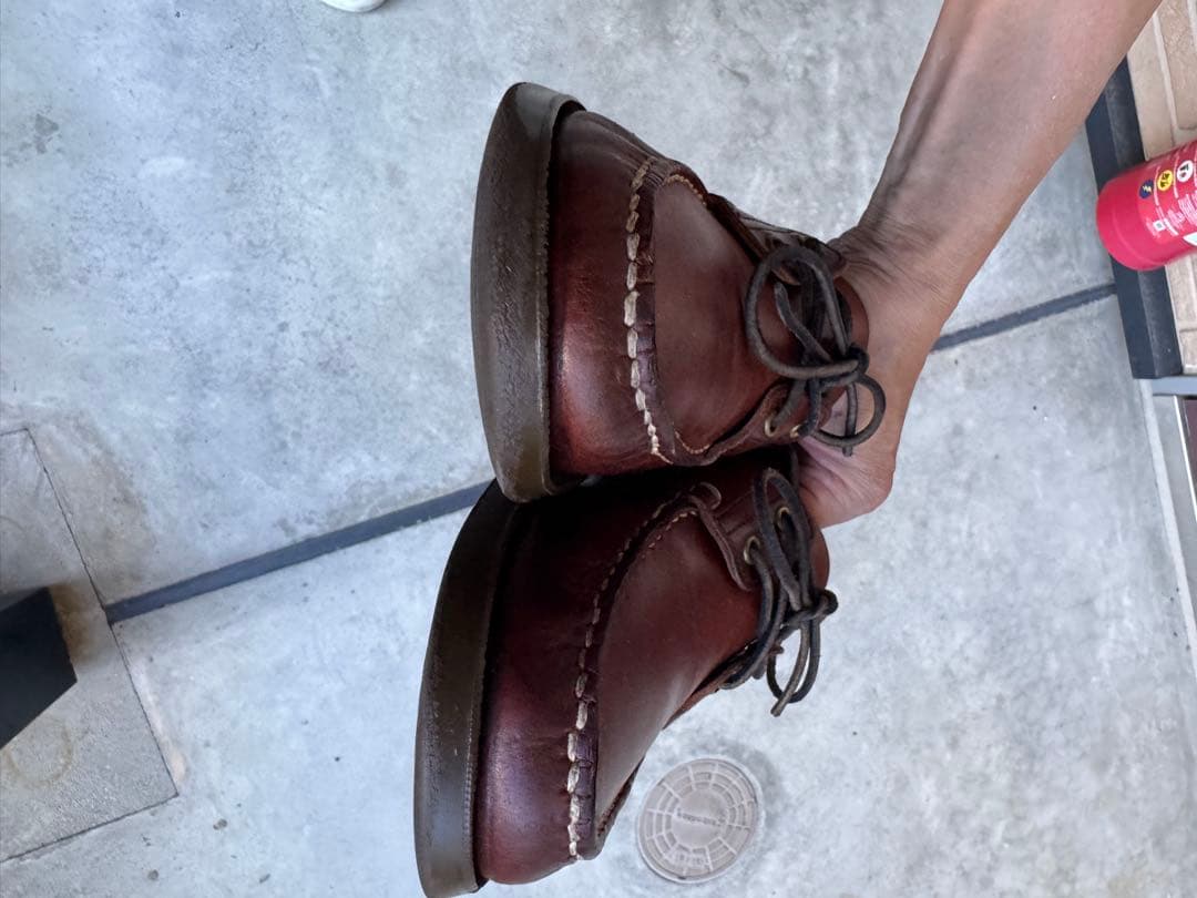 パラブーツ バース デッキシューズ セミヴィンテージ 27cm