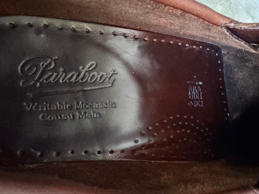 パラブーツ バース デッキシューズ セミヴィンテージ 27cm