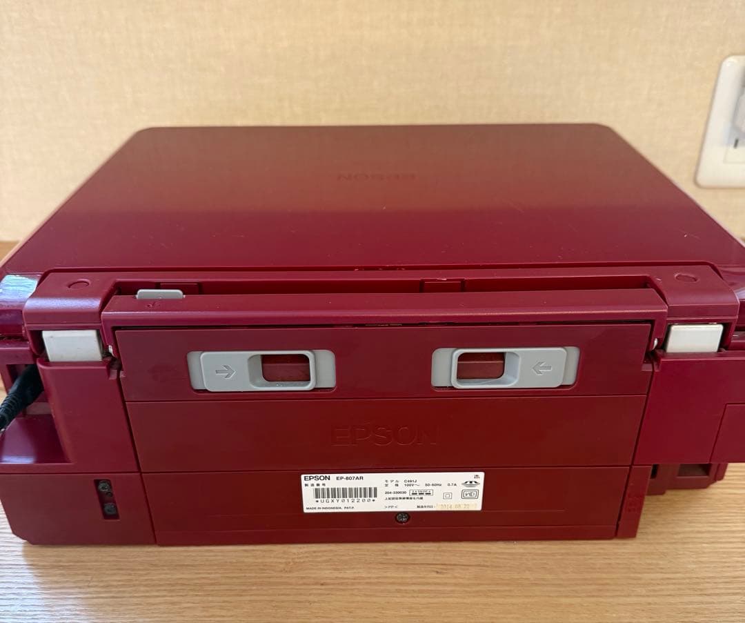 EPSON EP-807AR インクジェットプリンター 赤【ジャンク品】