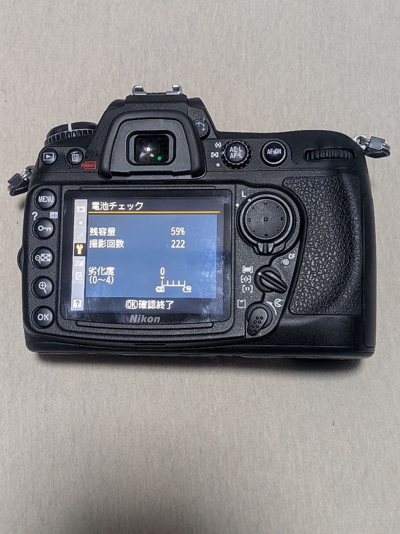 Nikon D300 バッテリー劣化度0 チャージャー付 美品