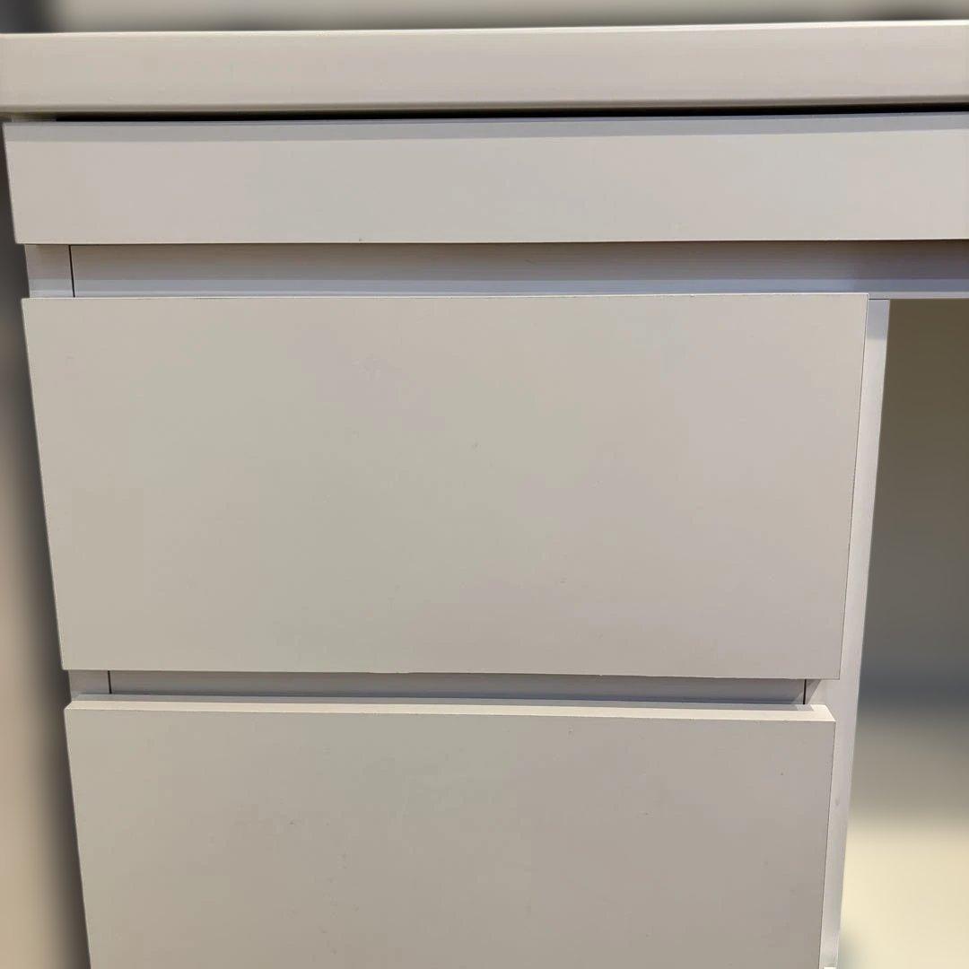 ニトリホワイトキッチンカウンター 収納棚 引き出し付き
