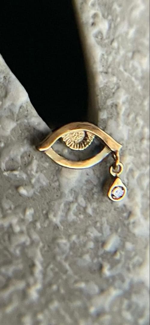 H SAKAKIYAMA 目の形状ピアス　 3rdeye