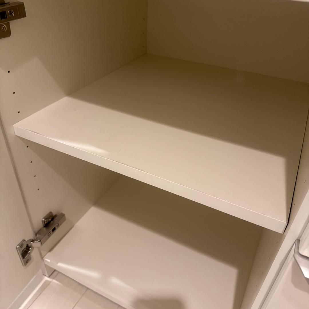 pamouna パモウナ キッチンボード 食器棚 ホワイト 幅1300