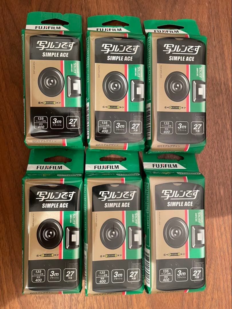 写ルンです　シンプルエース　SIMPLE ACE 27枚撮り　6個セット