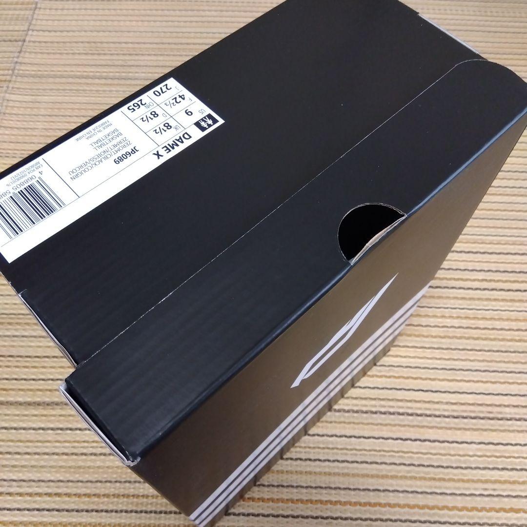 adidas デイム10 バスケットシューズ 270サイズ ホワイト/ブラック