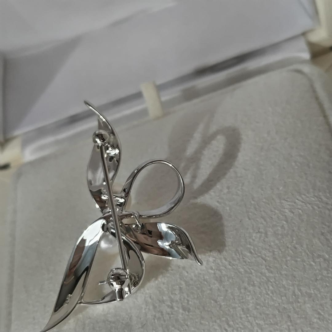MIKIMOTO シルバーブローチ