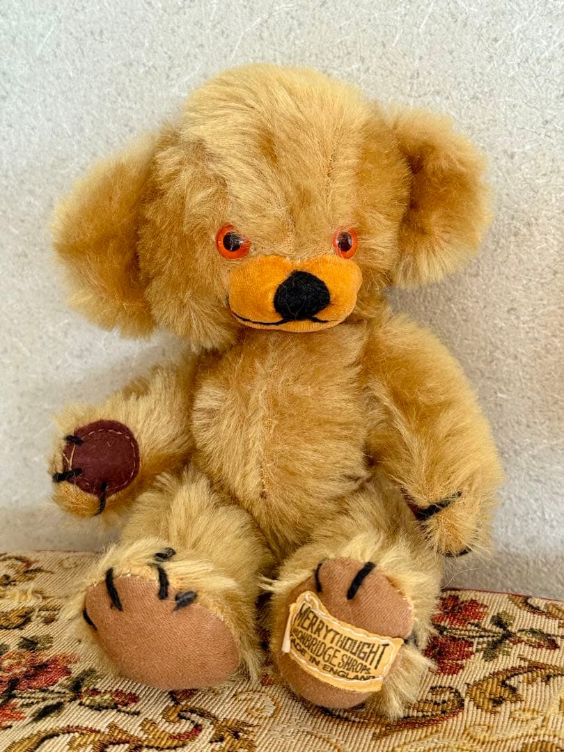 希少　イギリス　ビンテージ　チーキー　ぬいぐるみ　テディベア　メリーソート