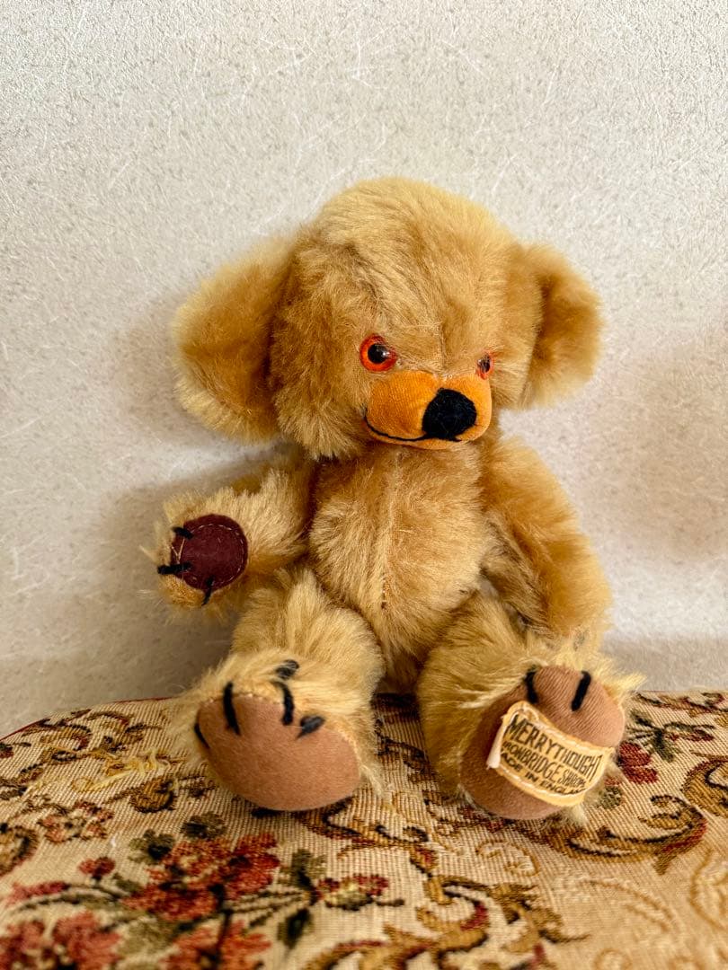 希少　イギリス　ビンテージ　チーキー　ぬいぐるみ　テディベア　メリーソート