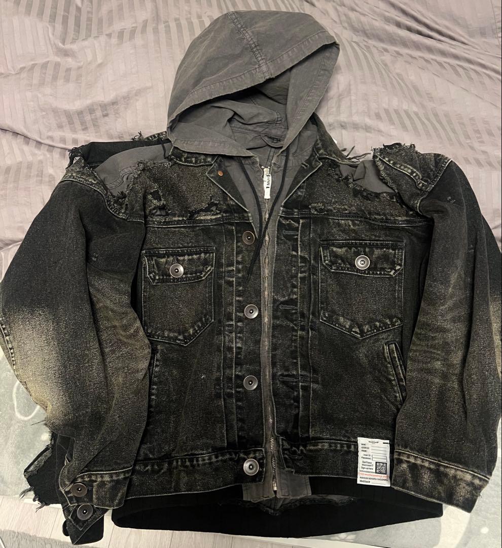 Maison Mihara Yasuhiro フード付きデニムジャケット