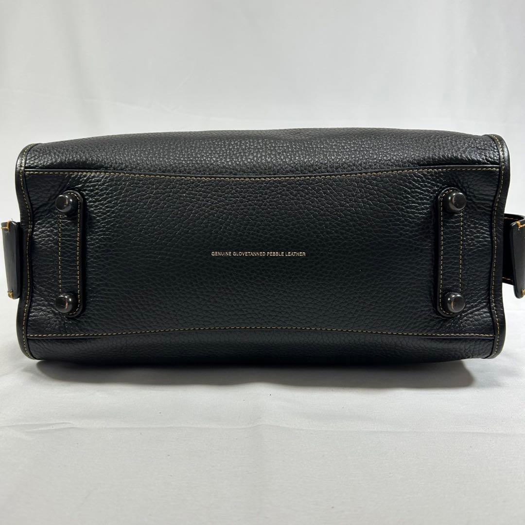 【極美品】コーチ 20315 ローグ 2way ハンドバッグ レザー A4可 黒