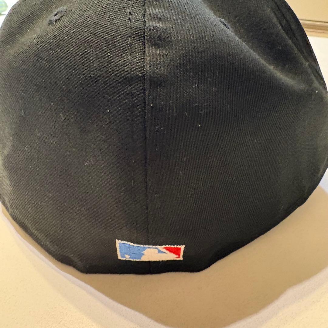 海外限定 ドジャース 59FIFTY 40th LA逆ロゴ ブラック 7 8/7