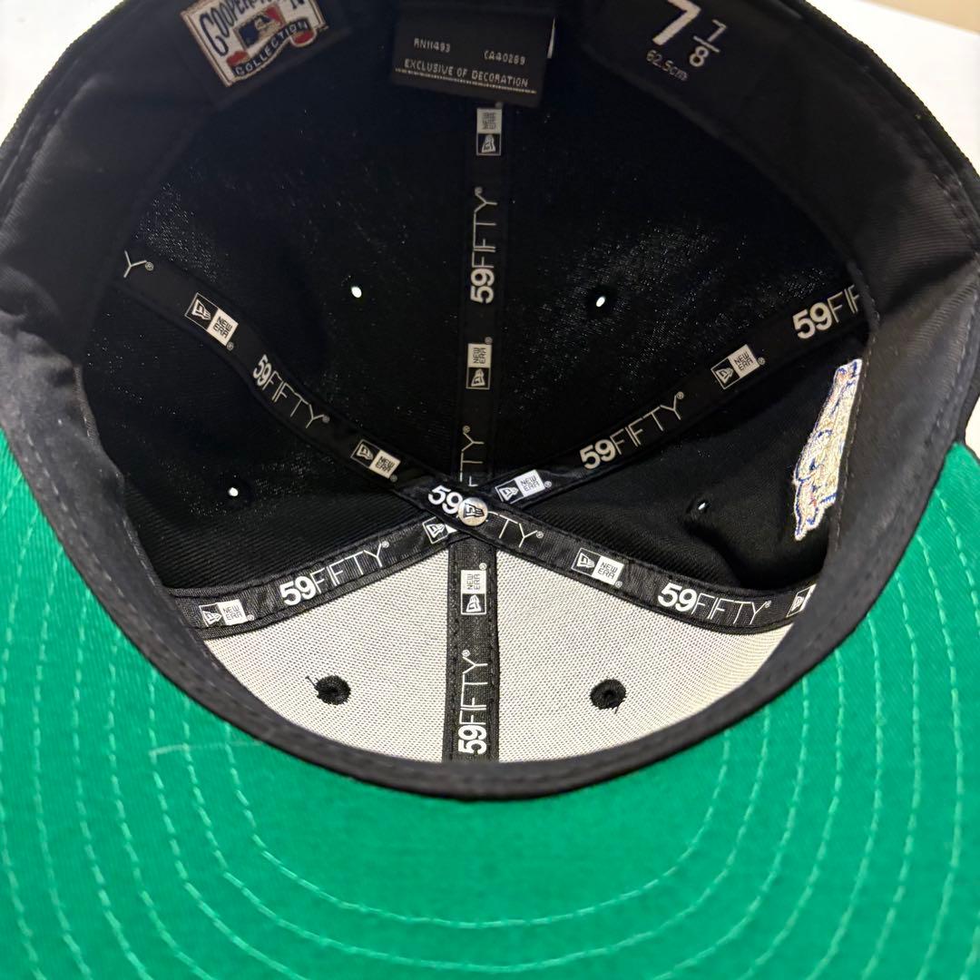 海外限定 ドジャース 59FIFTY 40th LA逆ロゴ ブラック 7 8/7