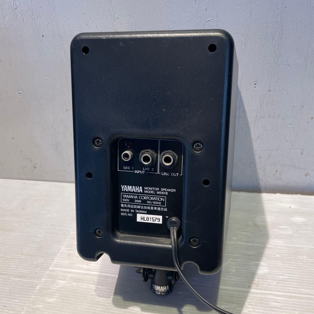 YAMAHA モニタースピーカーMS101Ⅱ 2セット　BMS-10A取付金具付
