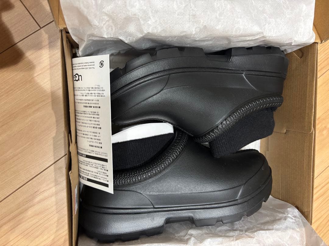 新品　UGGタスマンX ブラックカラー24cmスリッポン