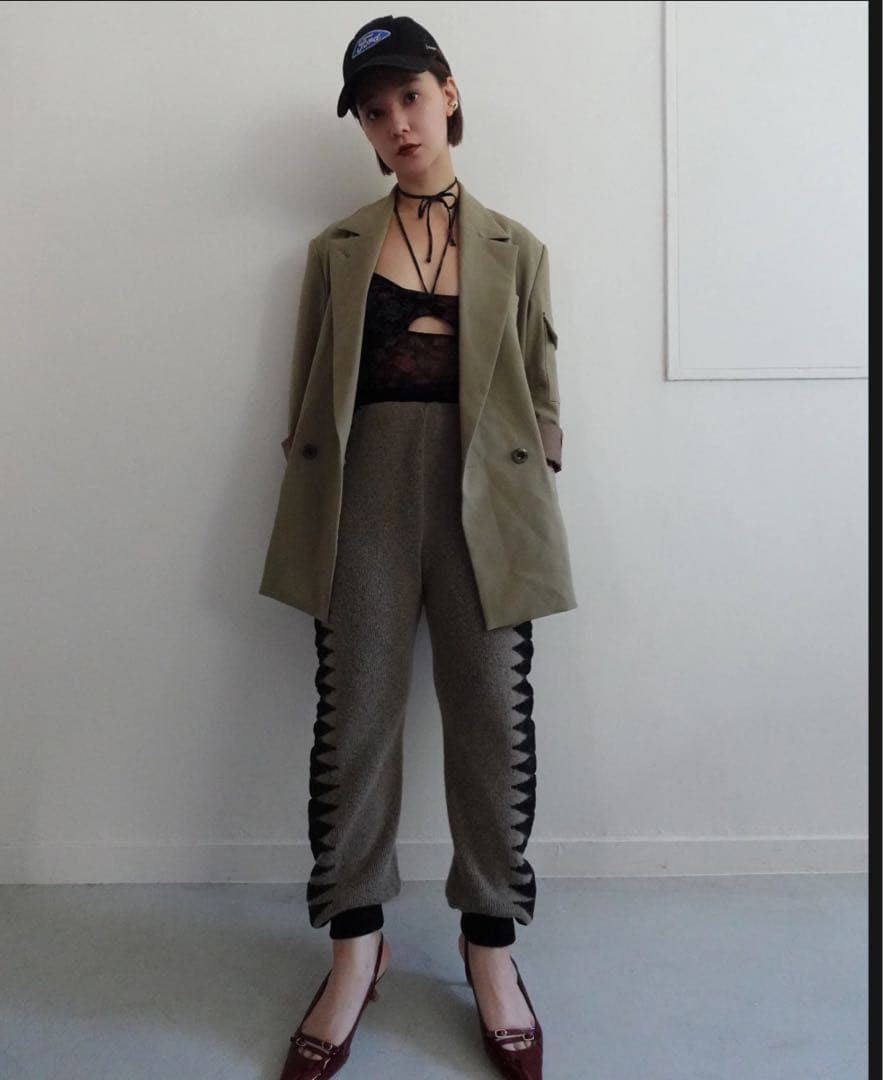 新品　FUMIE=TANAKA / Giza knit pants