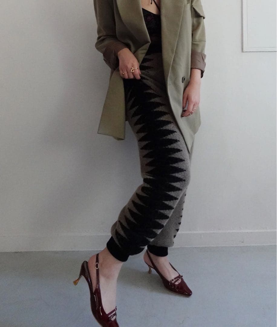 新品　FUMIE=TANAKA / Giza knit pants