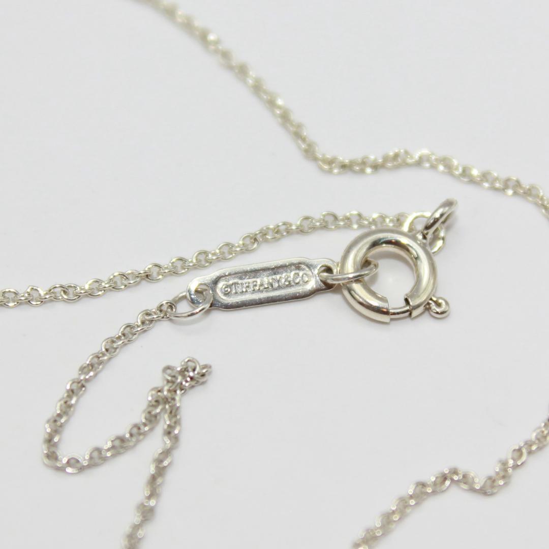 美品 Tiffany&Co. ティファニー フォールドハート ネックレス 925