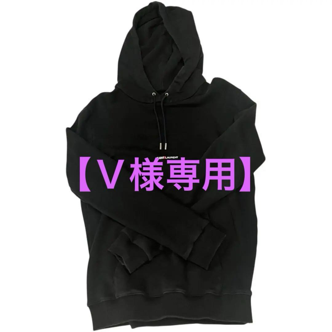 Saint Laurent サンローラン ロゴプリントパーカー レディース