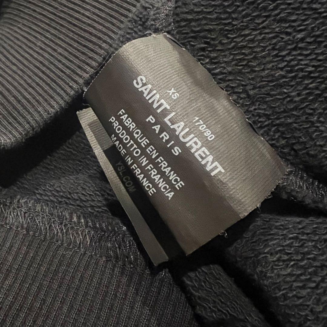 Saint Laurent サンローラン ロゴプリントパーカー レディース