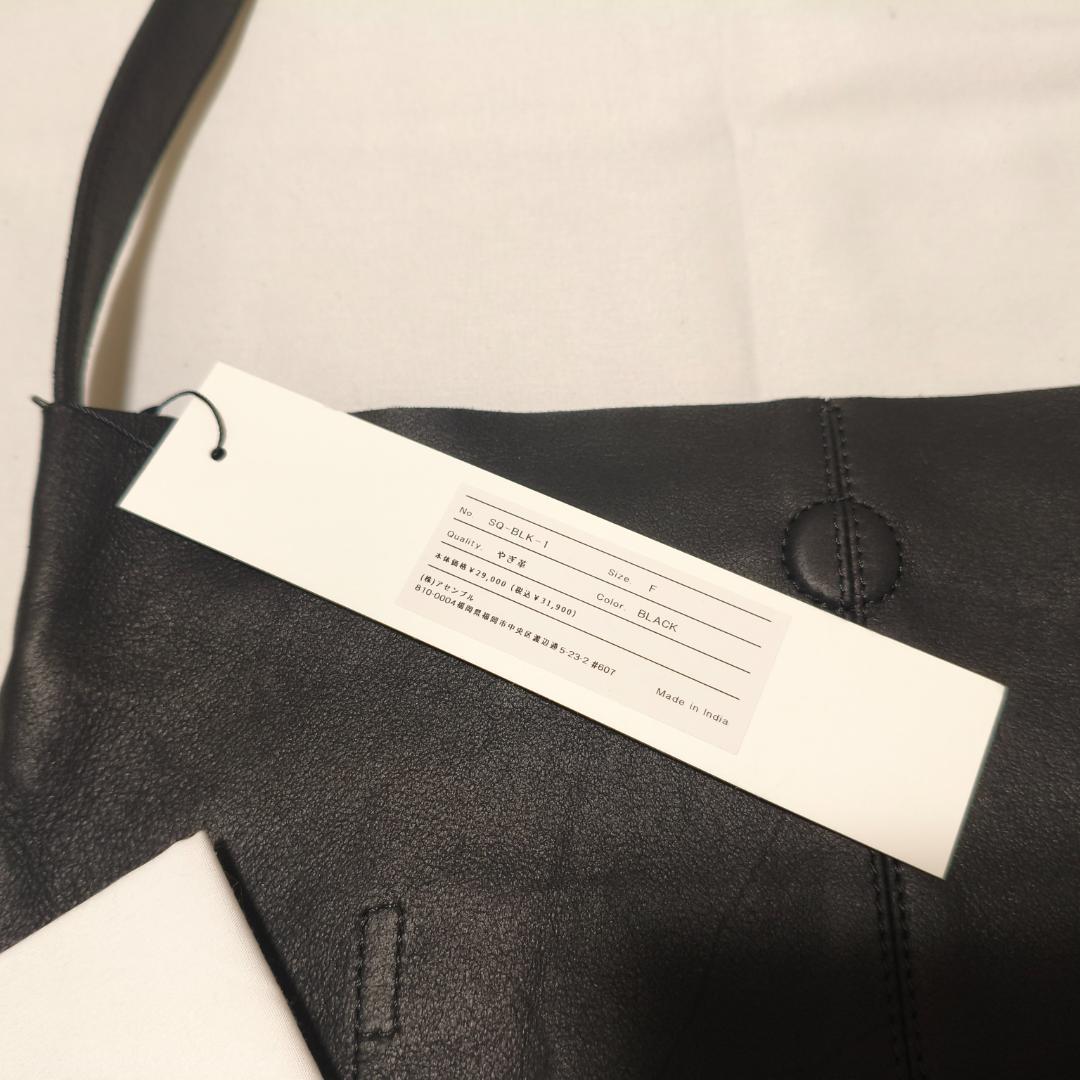 新品■Morphee SQUARE SHOULDER BAG ショルダーバッグ黒