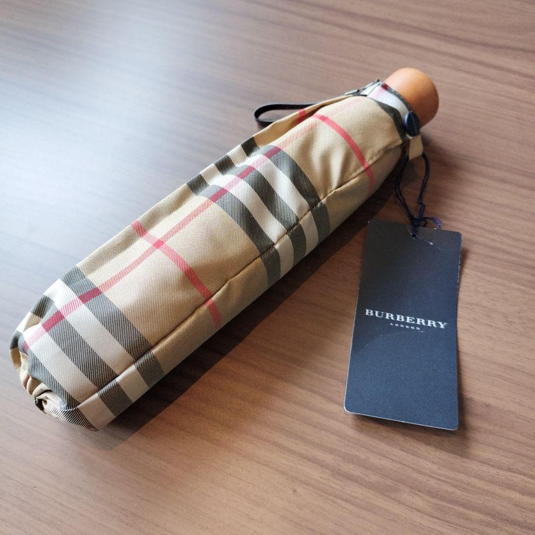 未使用品！　BURBERRY　折りたたみ式傘