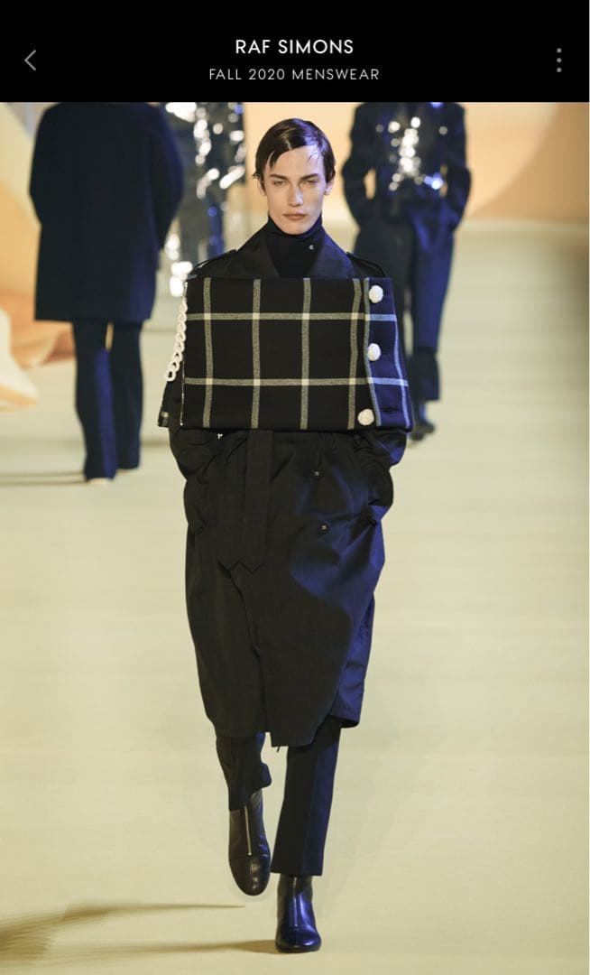 ラフシモンズ 2020コレクション　マフラー　PRADAプラダ