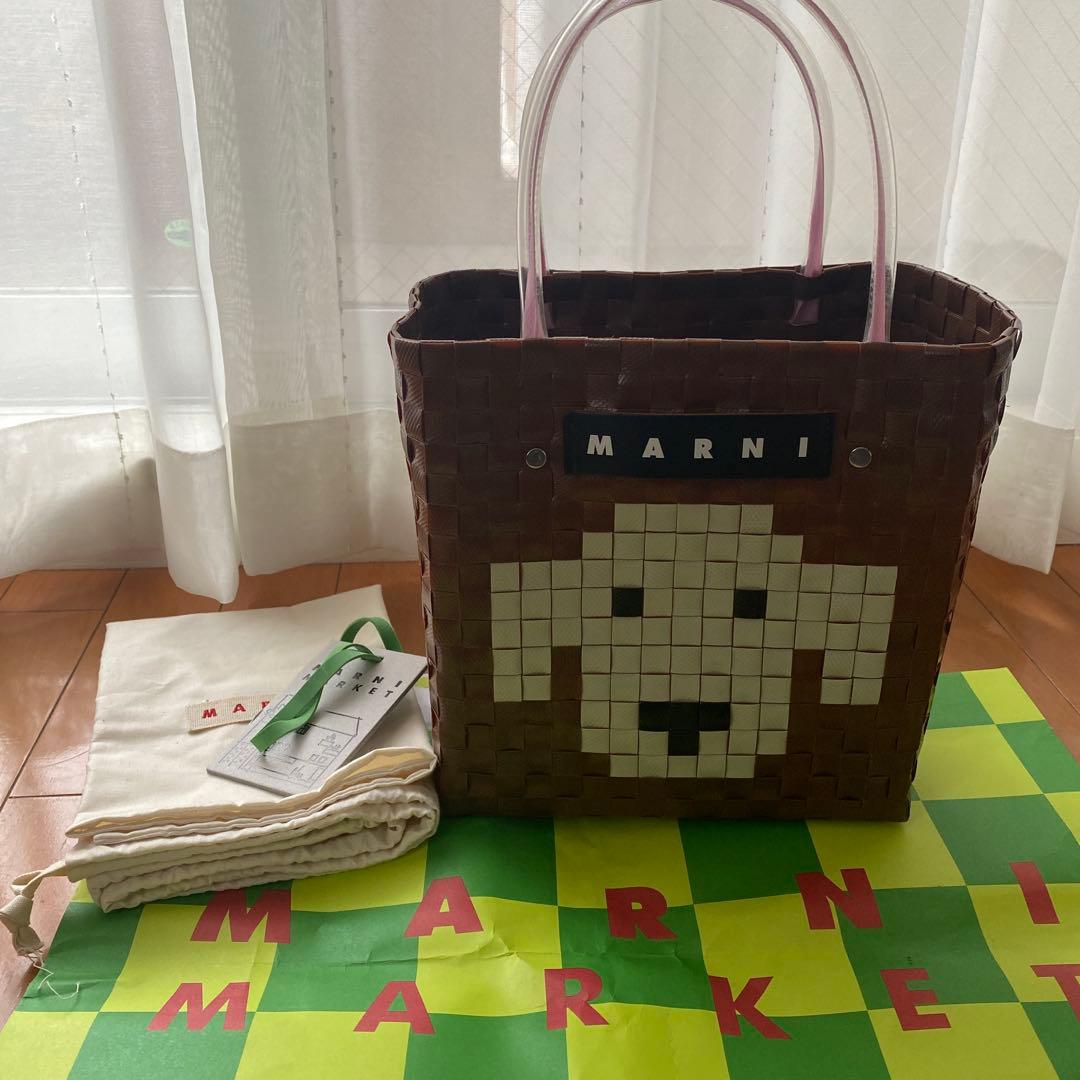 マルニ　正規品　カゴバック　犬　ドック