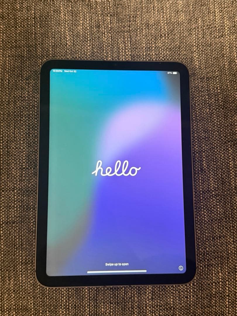 iPad mini 第6世代 セルラーモデル 64GB 純正カバー付き