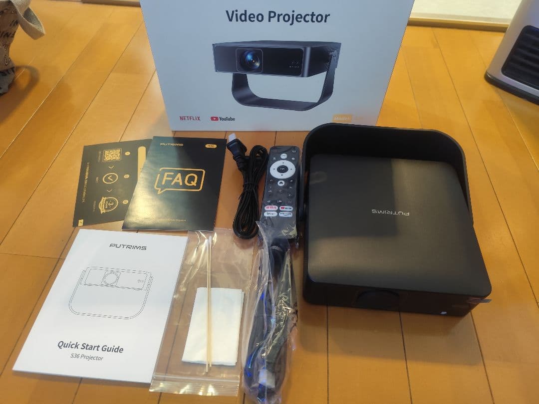 PUTRIMS S36 ブラック プロジェクター 本体