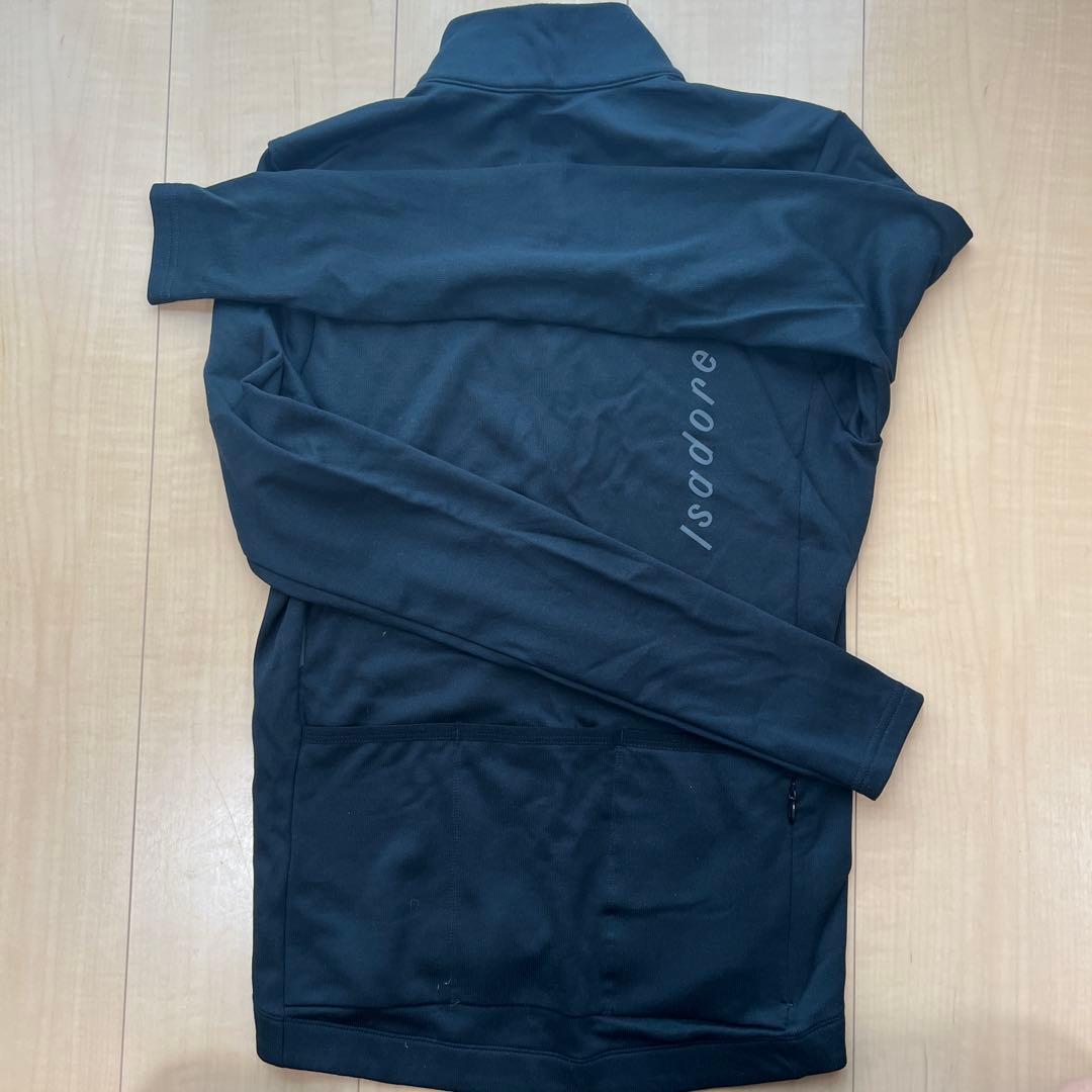 Isadore メリノサイクルジャージ M ブラック