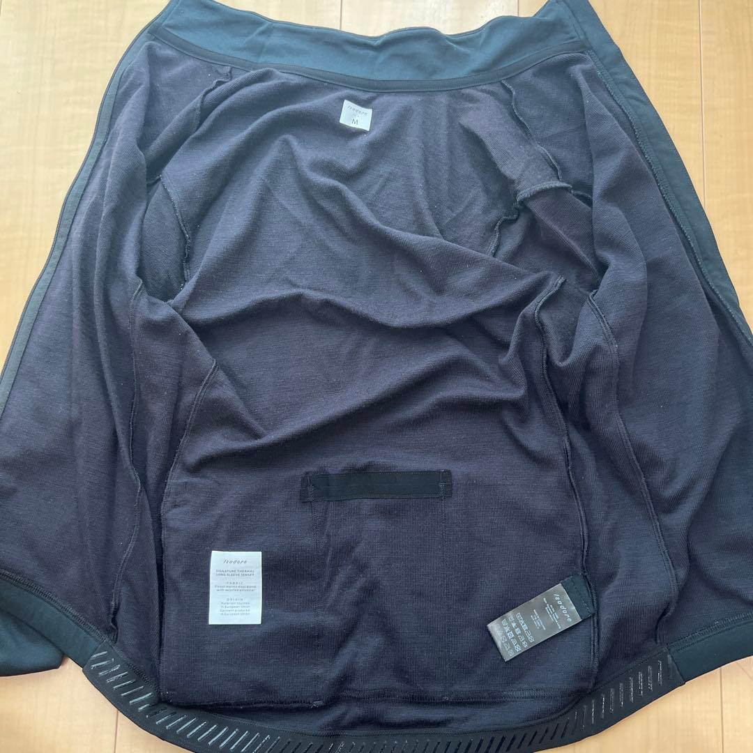 Isadore メリノサイクルジャージ M ブラック