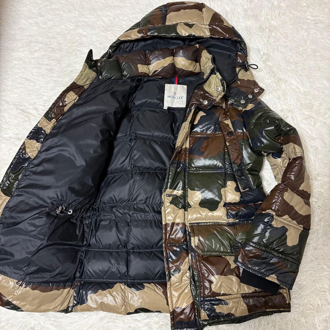【MONCLER】ソーテルヌ ダウンジャケット XS カモフラ 迷彩柄 2way