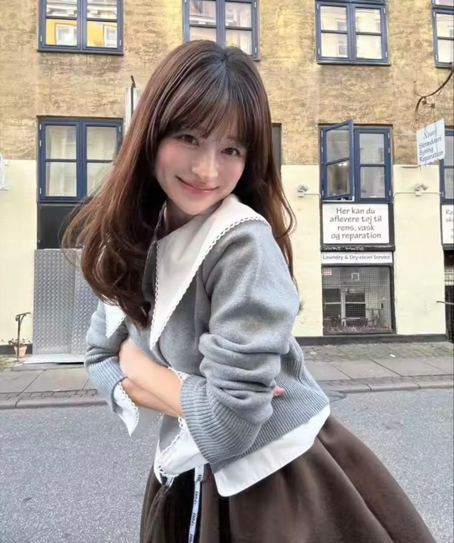 Bibiy. PATTY PILGRIM TOP グレー