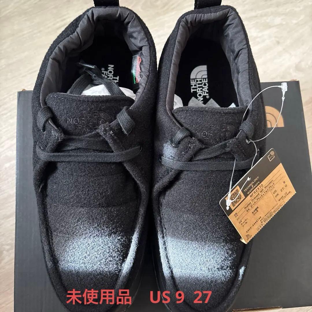 値下げ　THE NORTH FACE ヌプシ モカシン 27cm 黒