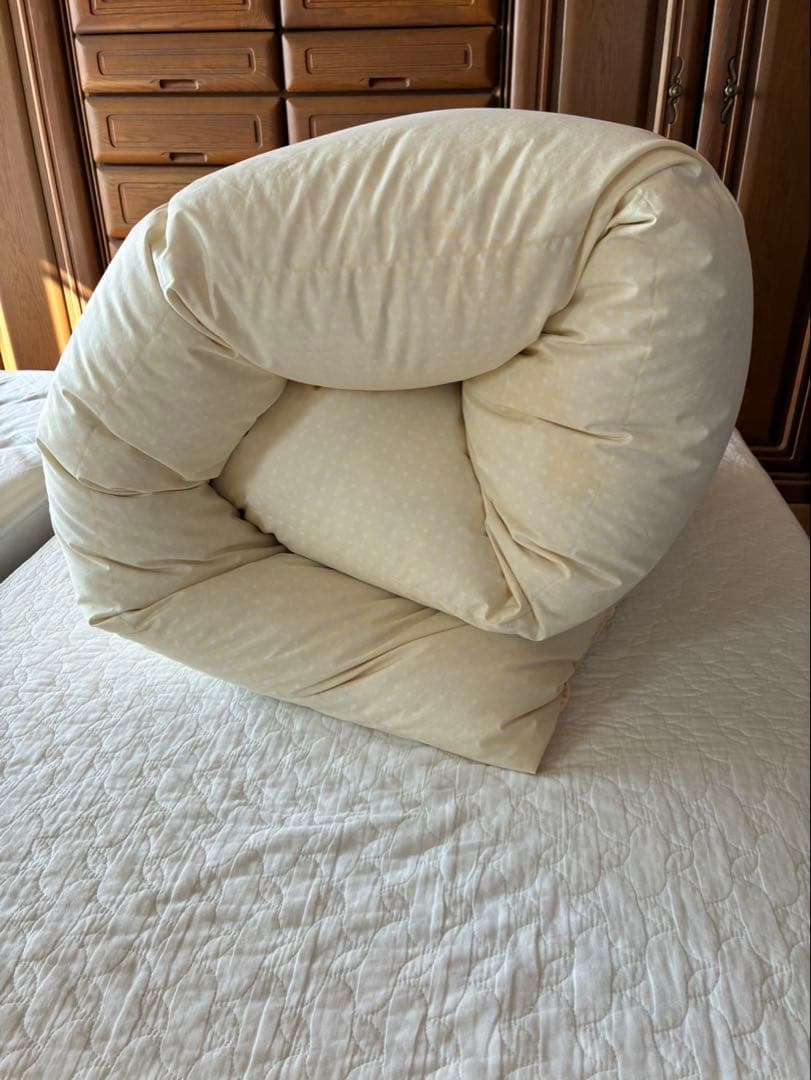 羽毛掛けふとん　シングル　日本製