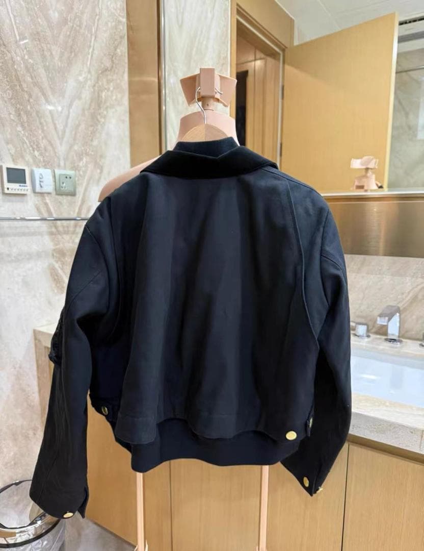 sacai Carhartt ジャケット ブラック