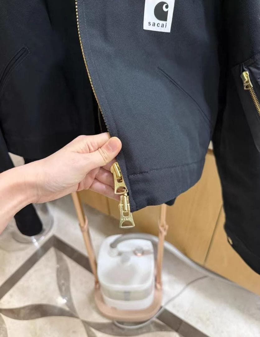 sacai Carhartt ジャケット ブラック