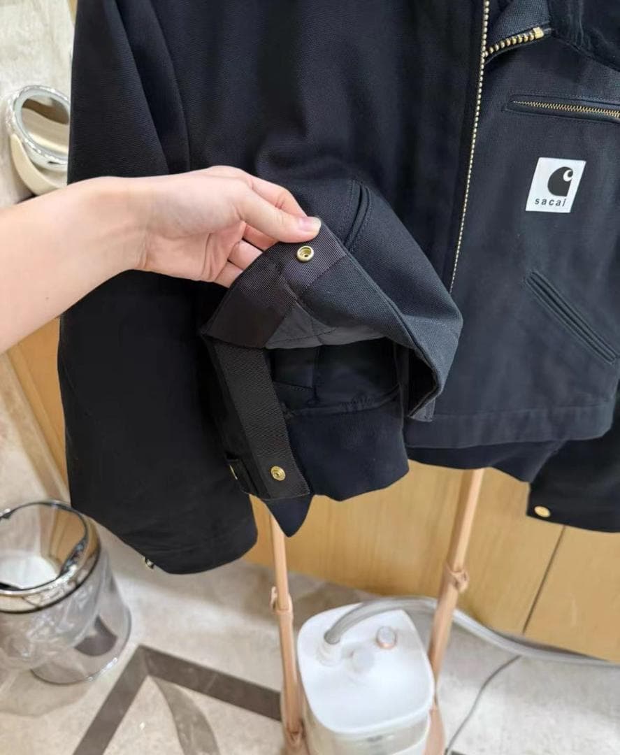 sacai Carhartt ジャケット ブラック