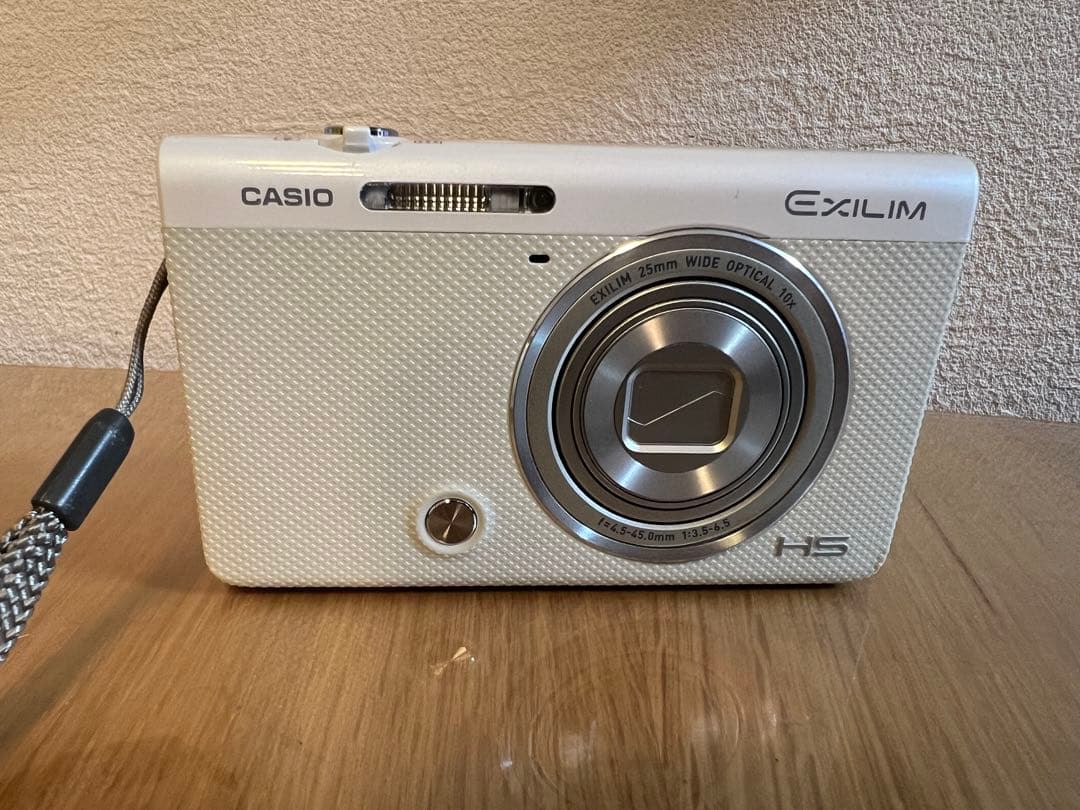 極美品CASIO EXILIM EX-ZR50 白 自撮り Wi-Fi デジカメ