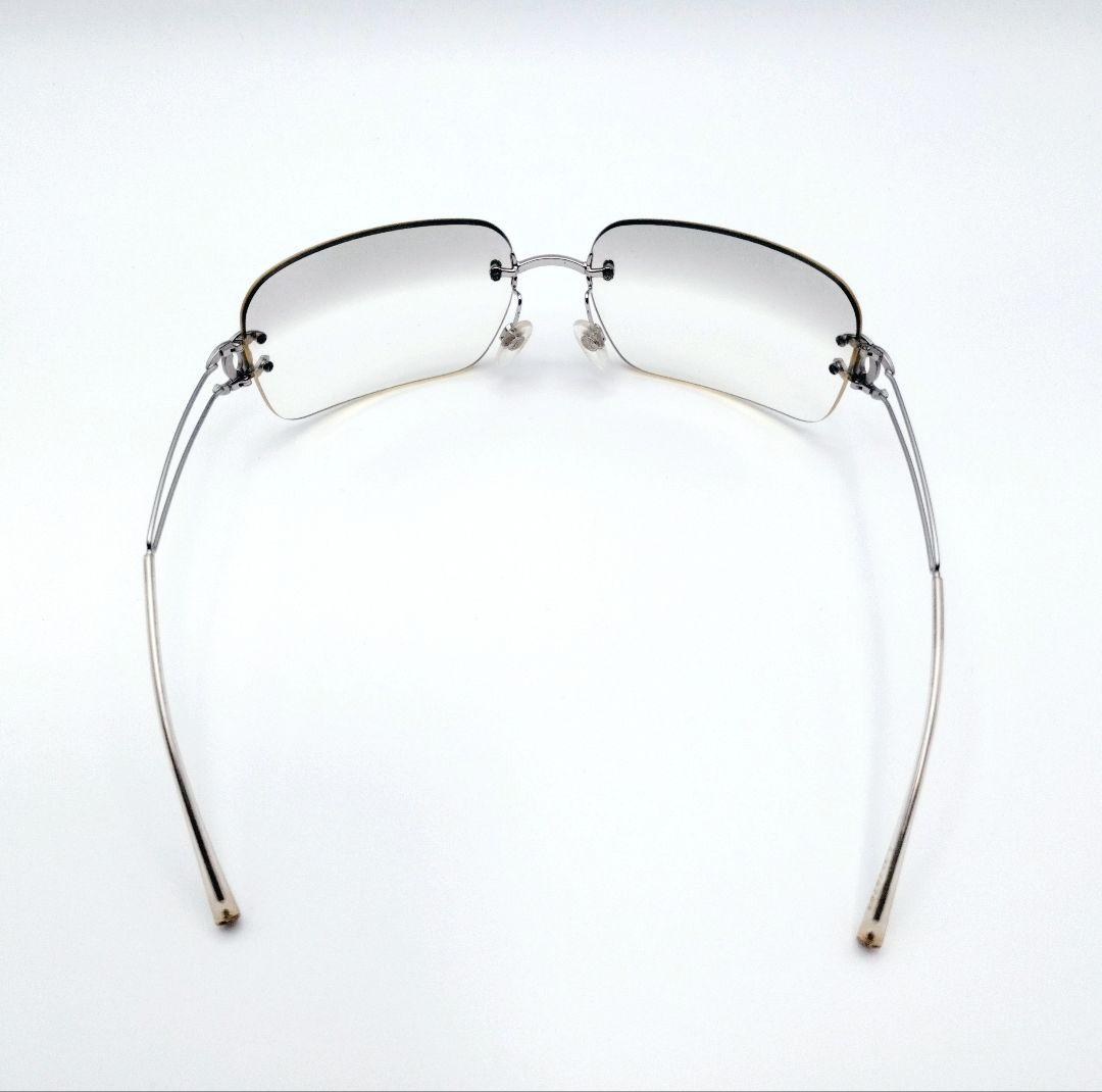 CHANEL シャネル　ココマーク　サングラス　リムレス　グラデーション