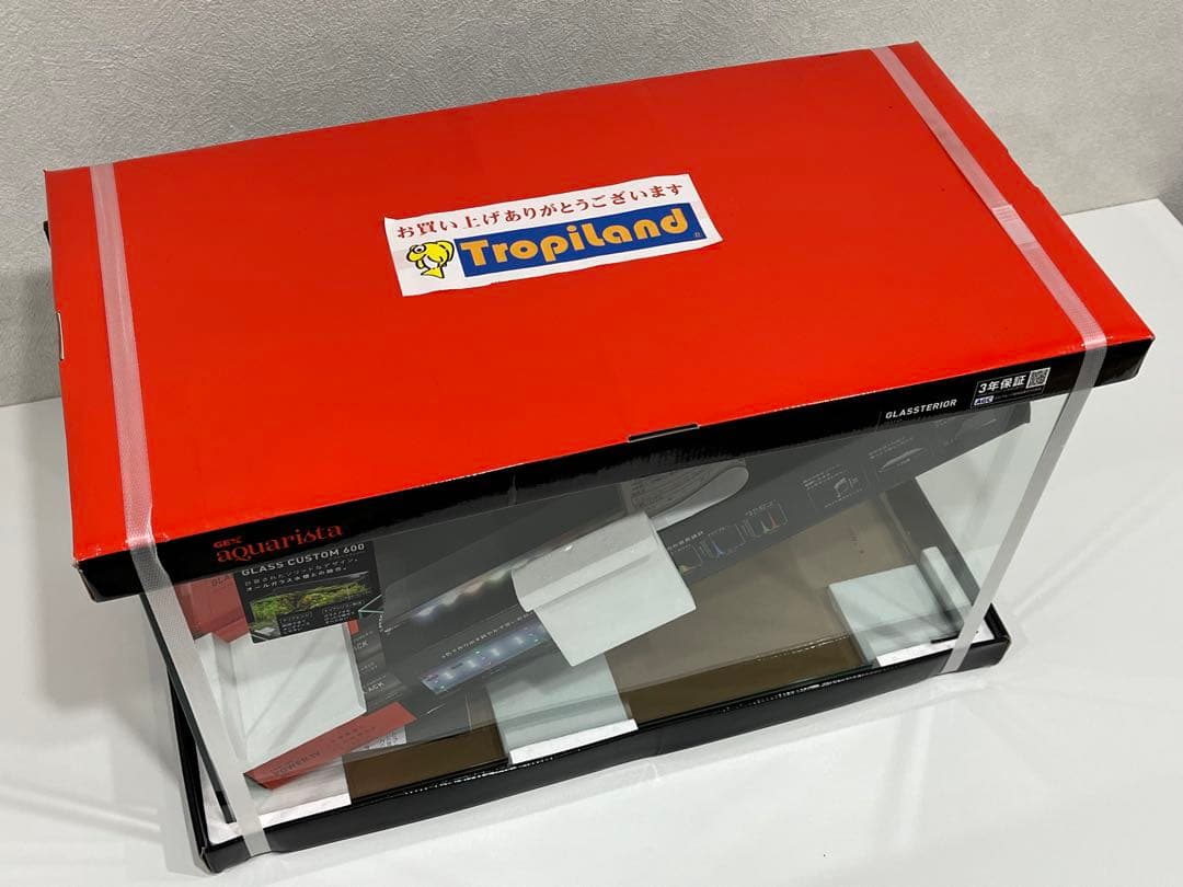 f037 未開封　GEX アクアリスタ　グラスカスタム　600 水槽　60038