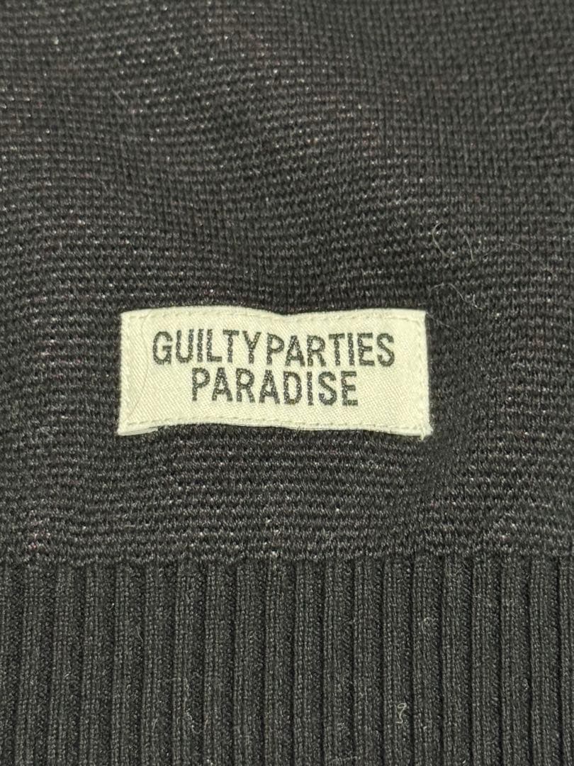 ワコマリア WACKOMARIA midnight blue グラフィックニット