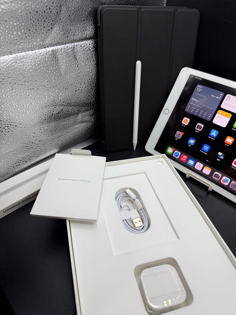 87%SIMフリーipad proケーススタイラスペンシルケーブルシート箱等