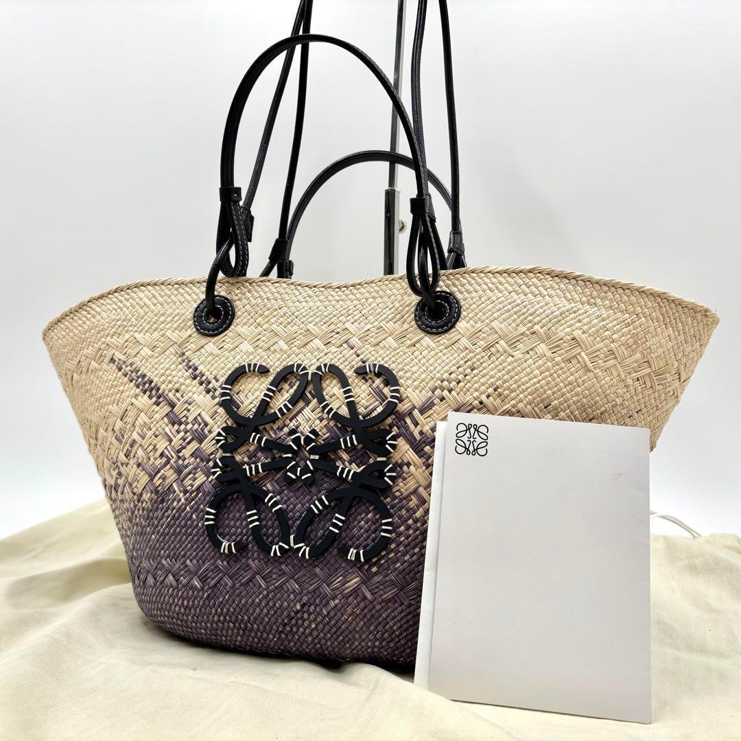 【極美品】 LOEWE ロエベ バスケットバッグ イラカヤシ カーフ 希少