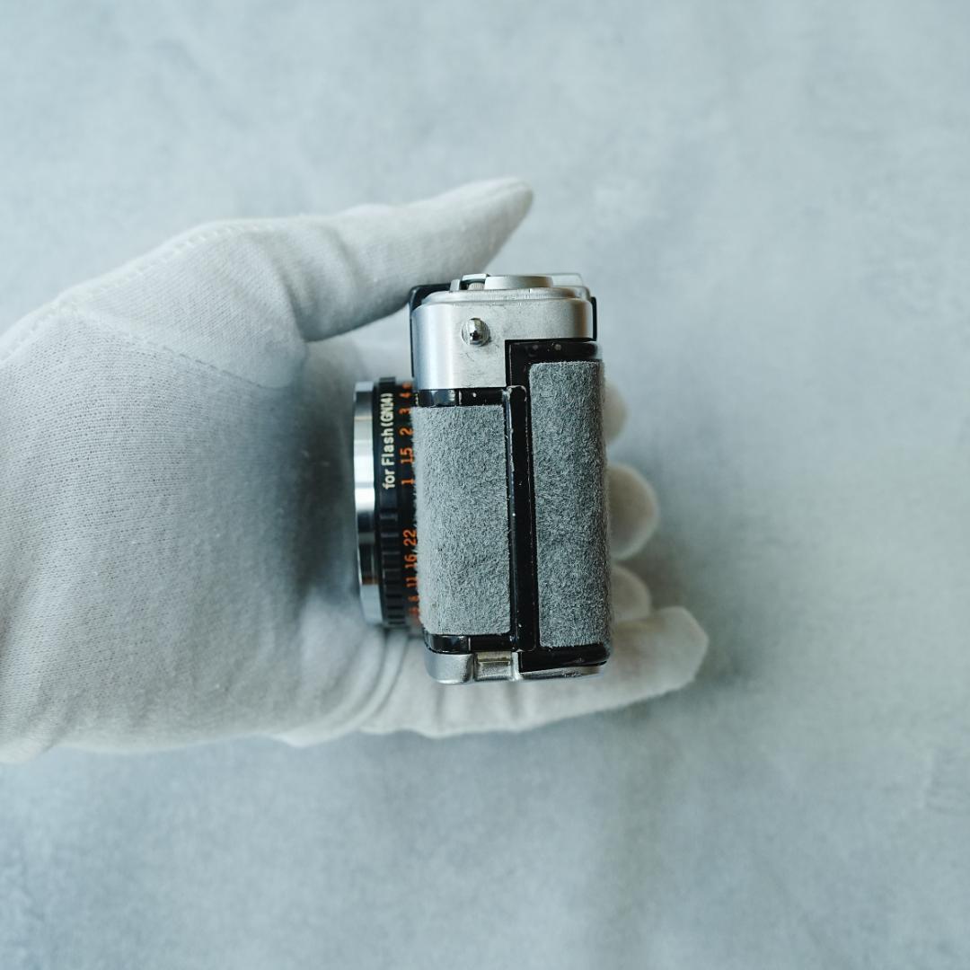 OLYMPUS PEN EE-3 スエード調グレー【整備済完動品】