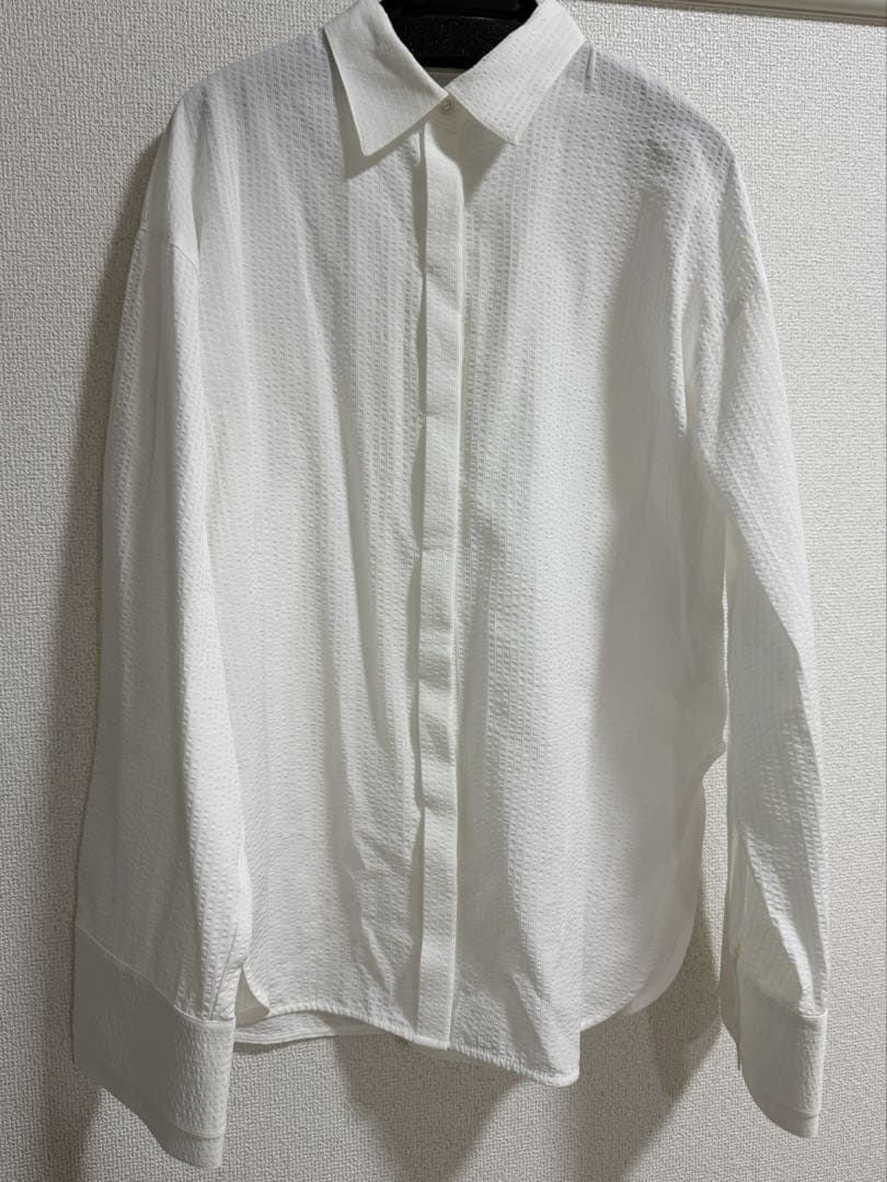 トップス UND UNEVENNESS TIE BLOUSE